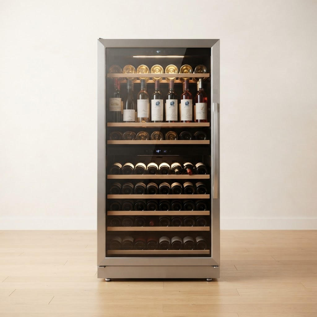 Dual-Zone Wine & Beverage Cabinet